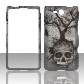 2D Tree Skull LG Lucid 4G LTE VS840 Verizon Case Cover Phone Snap on Cover Case Faceplates Cell Phones & Accessories