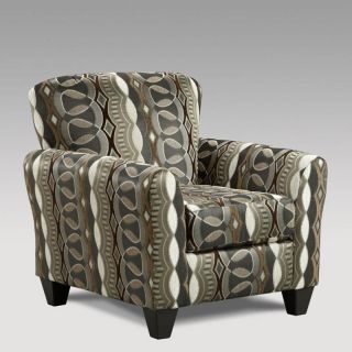 Chelsea Home Bradford Accent Chair   Whirligig Pewter   Upholstered Club Chairs