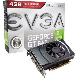 EVGA GeForce GT 640 4GB DDR3 Graphics Card Computers & Accessories