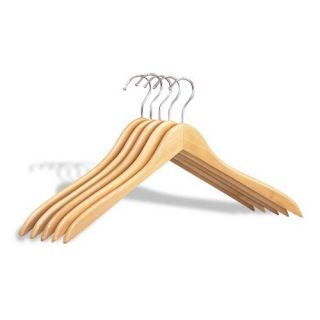 Natural Shirt Hangers   Set of 30   Clothesline Accessories