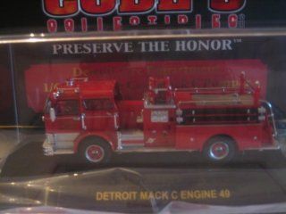 Code 3 Detroit Fire Department Mack C Pumper Engine #49 1/64 Scale Limited Edition Toys & Games