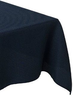 Bardwil Cobblestone 60 inch By 84 inch Oblong / Rectangle Tablecloth, Navy  