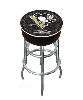 NHL 30 in. Padded Backless Swivel Bar Stool   Bistro Chairs