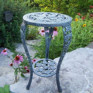 Oakland Living Grape Table & Stand  Verdigris   Plant Stands