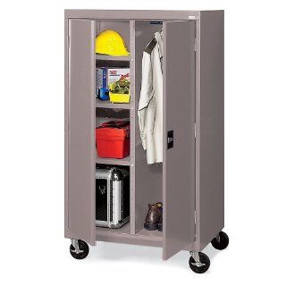 SANDUSKY/LEE Mobile Combination Cabinets   Light gray Tool Cabinets