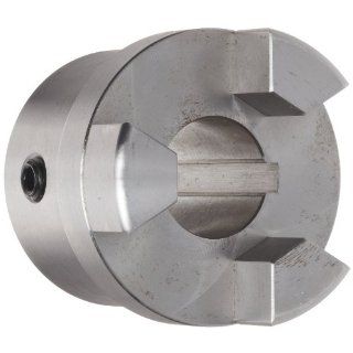 Boston Gear FC251 Shaft Coupling Half, FC25 Coupling Size, 1.000 inches Bore, 1 19/32 Thru Bore Length, 2.250 inches Hub Diameter, 19.3 Max HP at 1750 RPM, 845 Max Torque (LB IN), Steel Set Screw Couplings