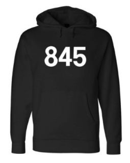 845 AREA CODE Unisex Fleece Hoody Sweatshirt. Kingston Clothing