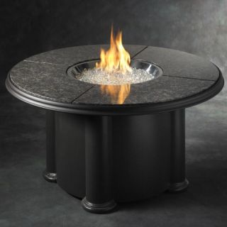Outdoor GreatRoom Grand Colonial Granite Fire Pit Table   Fire Pits