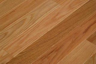 Red Oak Natural Prefinished Solid Wood Hardwood Floor Flooring   Wood Floor Coverings  