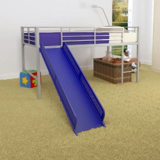 Dorel Home Junior Fantasy Loft with Slide   Silver   Loft Beds