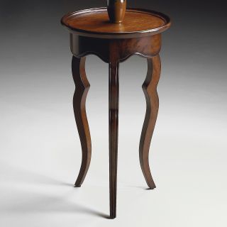 Butler Round Accent Table 28.25H in.   Plantation Cherry   End Tables