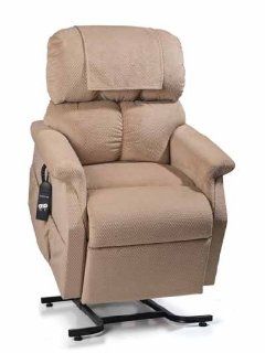 Electric Power Recline 3 Position Riser Lift Chaise Easy Motion Recliner Chair   PR 501JP Comforter Junior Petite 300lb Capacity by Golden Technologies Tan Color   Adjustable Home Desk Chairs
