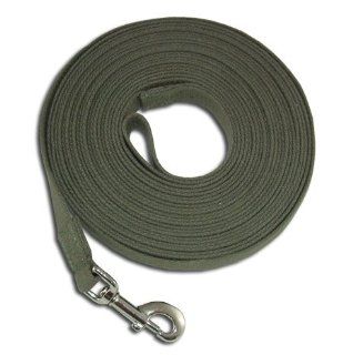 1" Cotton Track Line   GREEN  Pet Leashes 