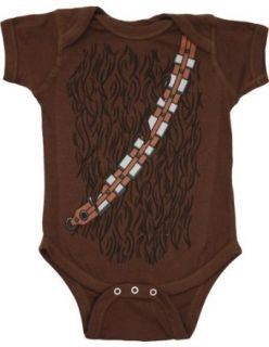 Star Wars Wookiee Coat Infant Bodysuit, Brown, 6 12 Months Movie And Tv Fan T Shirts Clothing