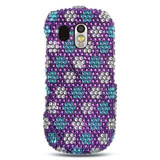 Samsung R850 R 850 Caliber Cell Phone Full Diamond Crystals Bling Protective Cell Phones & Accessories