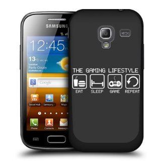 Head Case Designs The Lifestyle A Gamer'S Life Hard Back Case Cover For Samsung Galaxy Ace 2 I8160 Cell Phones & Accessories