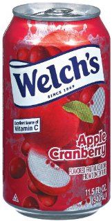Welch's Apple Cranberry Flavored Fruit Juice Drink, 11.5 Ounce Cans (Pack of 24)  Grocery & Gourmet Food