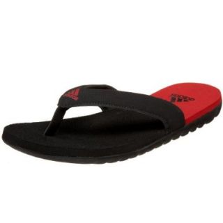adidas Men's Calo 3 Sandal,Black/UniRed/Black,5 M Shoes