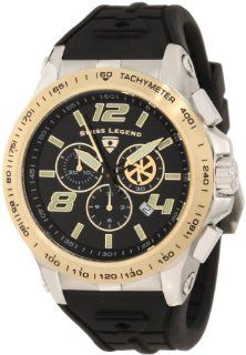 Swiss Legend Men's 10040 01 GB Sprint Racer Chronograph Black Dial Watch at  Men's Watch store.