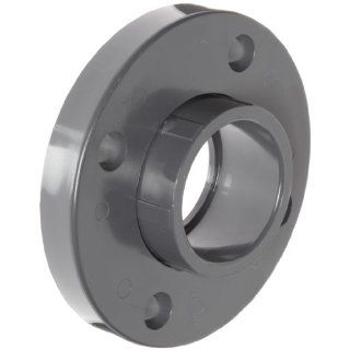 Spears 854 025 PVC Pipe Fitting, Van Stone Flange, Class 150, Schedule 80, Gray, 2 1/2" Socket Industrial Pipe Fittings