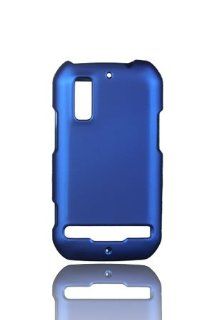 Motorola MB855 Photon 4G Rubberized Shield Hard Case   Blue (Free HandHelditems Sketch Universal Stylus Pen) Cell Phones & Accessories