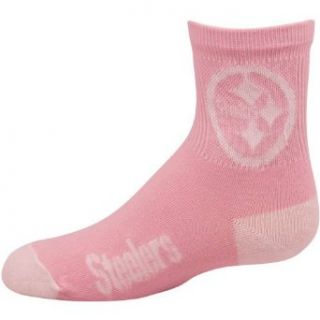 NFL Pittsburgh Steelers Preschool Pink Team Logo Socks Clothing