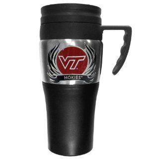 NCAA Virginia Tech Hokies 2 Toned Travel Mug with Flame Logo  Sports Fan Travel Mugs  Sports & Outdoors
