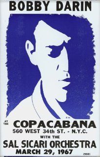 Bobby Darin At the Copacabana 1967 14" X 22" Vintage Style Concert Poster  Prints  