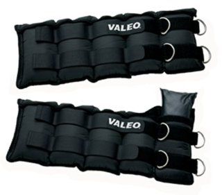 Valeo AW20 Adjustable Ankle / Wrist Weights (10 Pounds Each, 20 Pound Total)  Sports & Outdoors
