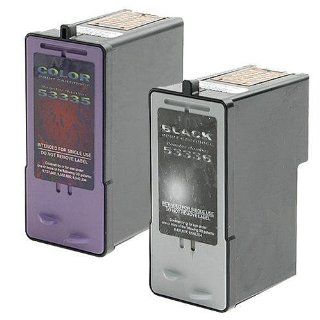 Primera 53335/53336 (Black+Color) OEM Genuine Inkjet/Ink Cartridges Combo (One each 53335, 53336) 2 Pack   Retail