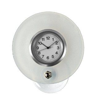 OFFORM Clock with Suction Cup for Bathroom Mirror, "STICKY", white,  2.76 inches, No.4783   Wall Clocks