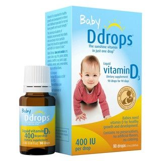 Ddrops 400 Iu Baby Vitamin Supplement (90 Drops)