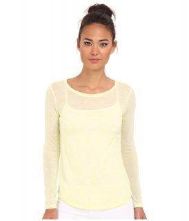 BB Dakota Trishelle Knit Top Womens Long Sleeve Pullover (Yellow)