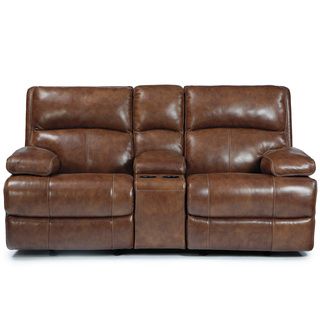 Signature Designs By Ashley Lanser Nutmeg Glider Recliner Loveseat With Console