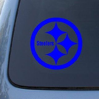 PITTSBURGH STEELERS   Football Superbowl   Vinyl Car Decal Sticker #1817  Vinyl Color Blue Automotive