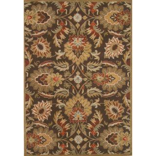 Nuloom Hand tufted Wool Chocolate Rug (6 X 9)