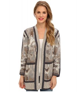NIC+ZOE Wrapped Up Cardy Womens Sweater (Multi)