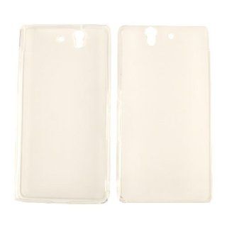 RUBBER COVER FOR SONY XPERIA Z CASE SOFT SILICONE SKIN TPU028 TRANS CLEAR CELL PHONE ACCESSORY Cell Phones & Accessories
