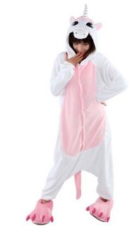 Triline Kigurumi Animal Sleepsuit Pajamas Costume Cosplay Unicorn Onesie Pink Size S Adult Sized Costumes Clothing