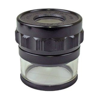 PEAK TS1983 Full Focus Scale Loupe, 10X Magnification, 0.8" Lens Diameter, 1.1" Field View Science Lab Equipment