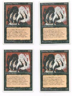 Cuombajj Witches Playset of 4 (Magic the Gathering  Chronicles Common) Toys & Games