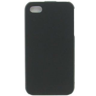 Crystal Hard Black Faceplate Rubberized Cover Case for Apple IPHONE 4G (AT&T) [WCS872] Cell Phones & Accessories