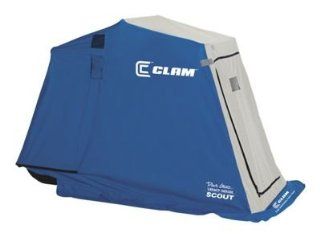 Clam Dave Genz Legacy Series Scout Ice Shelter  Fishing Ice Fishing Shelters  Sports & Outdoors