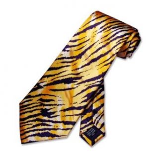 TIGER Animal Skin Print Neck Tie. SILK Men's NeckTie. Clothing