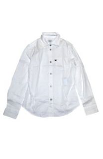 ARMANI JUNIOR Button Down Dress Shirt  16  WHITE Armani Shirts For Boy S Clothing