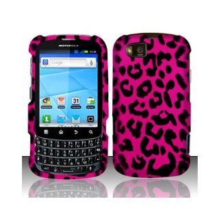 Pink Leopard Hard Cover Case for Motorola Admiral XT603 Cell Phones & Accessories
