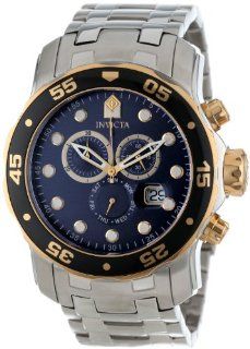 Invicta Men's 80041 Pro Diver Chronograph Blue Dial Stainless Steel Watch Invicta Watches