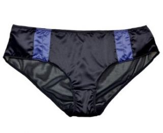 Eda2001 Women's Panties Satin Lace XL Black