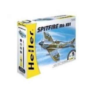 Heller 50282G 172 Gift Set   Spitfire Mk Xvi Model Kit Plastic Model Kit Toys & Games