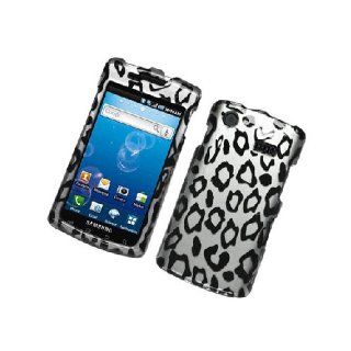 Samsung Captivate i897 SGH I897 Black Leopard Skin Print Glossy Cover Case Cell Phones & Accessories